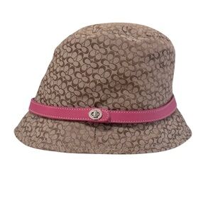 Coach‎ Signature Jacquard Bucket Hat Tan/Brown